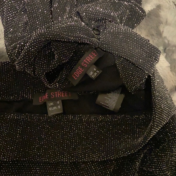 Sorelle UK Black metallic 2 piece pant set - Picture 5 of 6